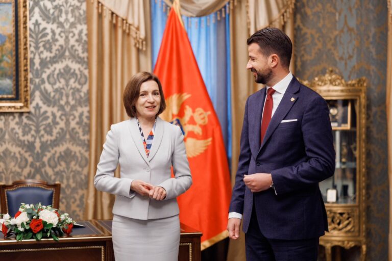 President Maia Sandu Paid Official Visit to Montenegro