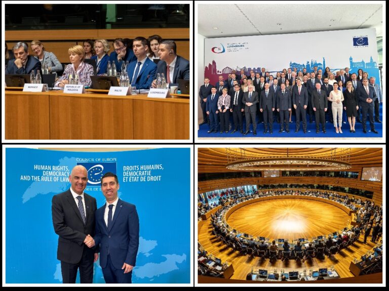 This autumn, Moldova will take over the presidency of the Committee of Ministers of the Council of Europe