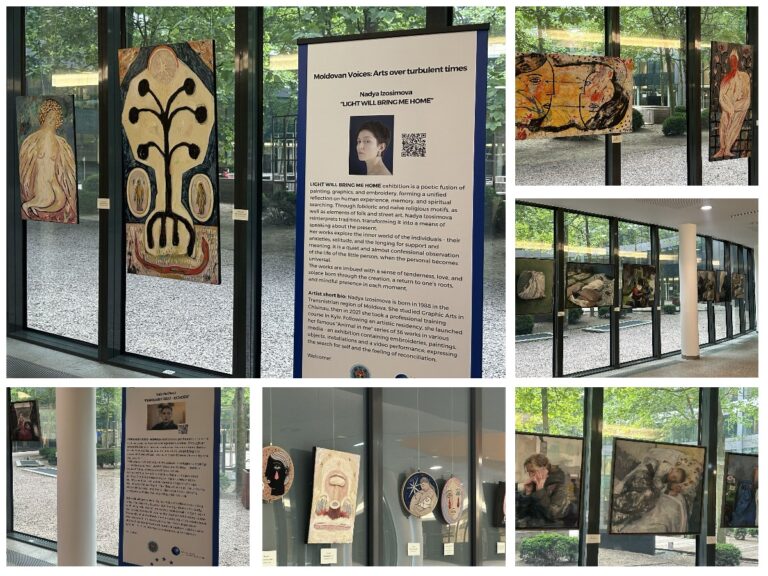 Ambassador Daniela Morari Showcases Moldovan Art at EEAS: “Moldovan Voices” Exhibition Highlights Creativity Amid Conflict