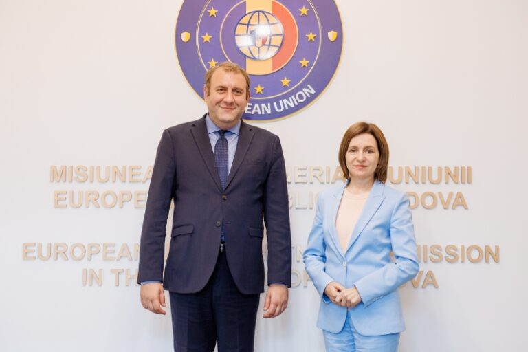 President Maia Sandu Held a Meeting With Representatives of the European Union Partnership Mission in Moldova