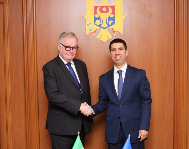 Meeting Between Minister Mihai Popsoi and Ireland’s Ambassador to the Republic of Moldova, Brendan Ward