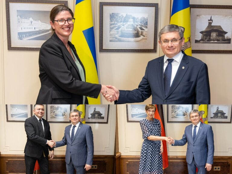 Three Ambassadors Complete Their Terms in the Republic of Moldova: Igor Grosu Expresses Gratitude and Farewell