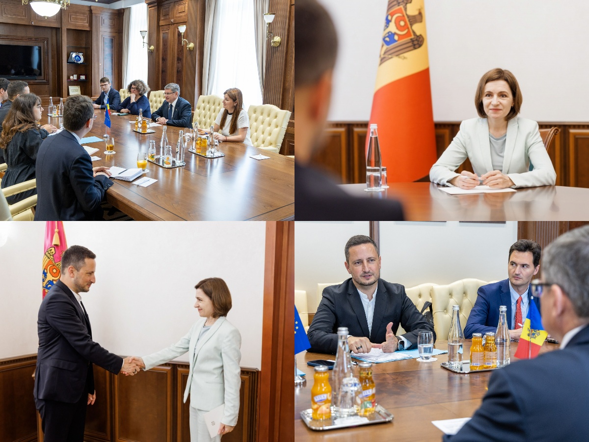 Maia Sandu held talks with the Vice President of the European Parliament, who is visiting Chisinau