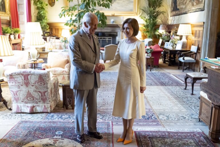 President Maia Sandu Meets King Charles III During Official Visit to the UK