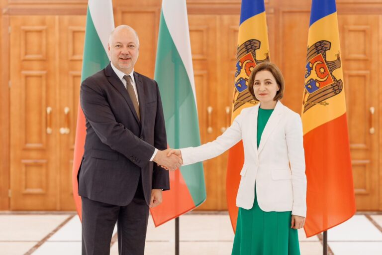 Maia Sandu: “Together with Bulgaria, We Share a Vision of a Europe Built on Peace and Prosperity”