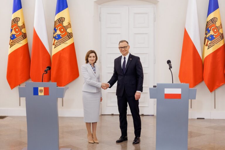 President Maia Sandu: “Moldova Stands with Poland to Build a Stronger, Safer, and More United Europe”
