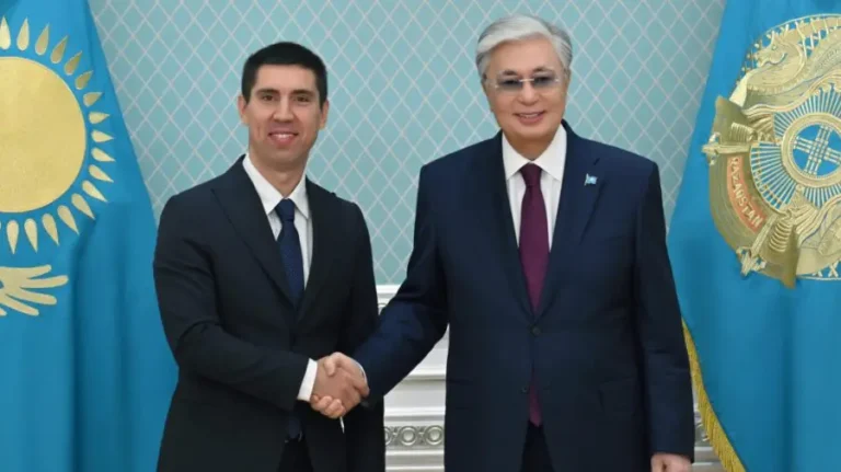 Mihai Popsoi Meets Kazakh President Tokayev During First Official Visit to Kazakhstan