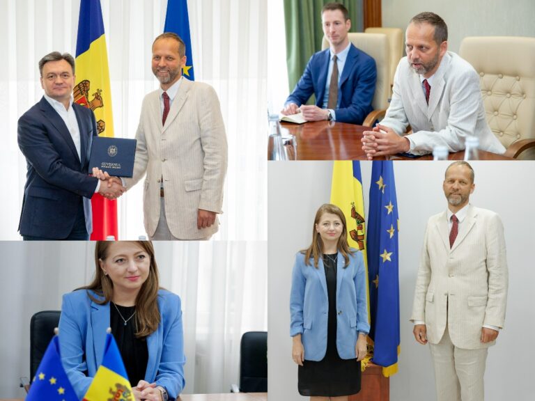 The EU Ambassador in Chisinau Meets with Dorin Recean and Veronica Mihailov-Moraru at the End of His Mandate