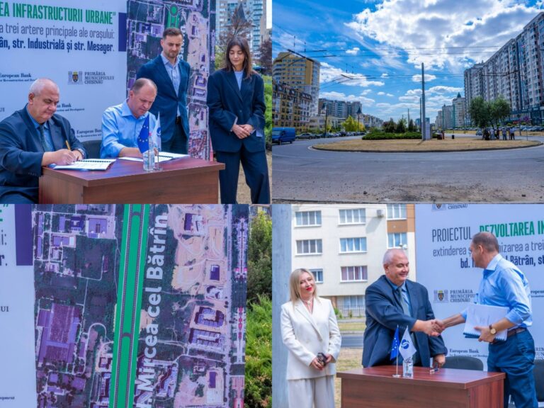(VIDEO) Chisinau Expands Three Main Roads: City Hall Signs Contract with the EBRD