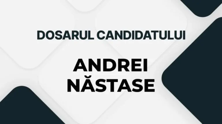 Candidate’s File: Andrei Nastase, independent candidate