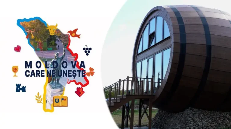 (VIDEO) The world’s largest barrel is located in Scoreni, Straseni. It takes 240,000 liters of wine to fill it