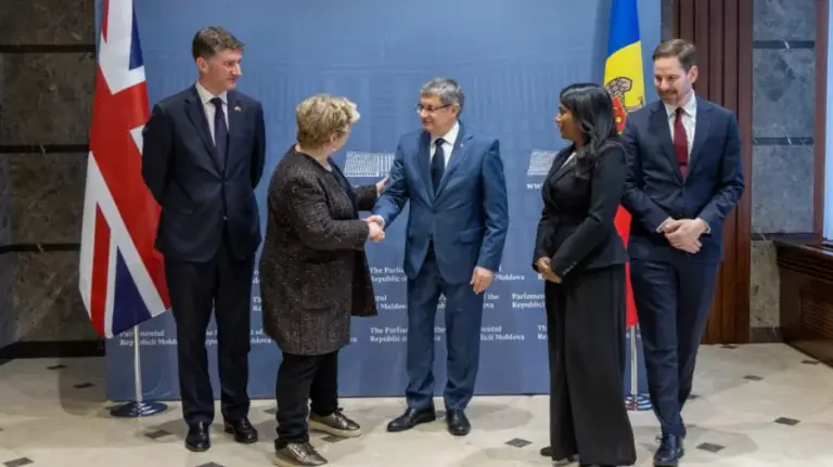 Parliament Speaker Igor Grosu Meets UK Foreign Affairs Committee Members