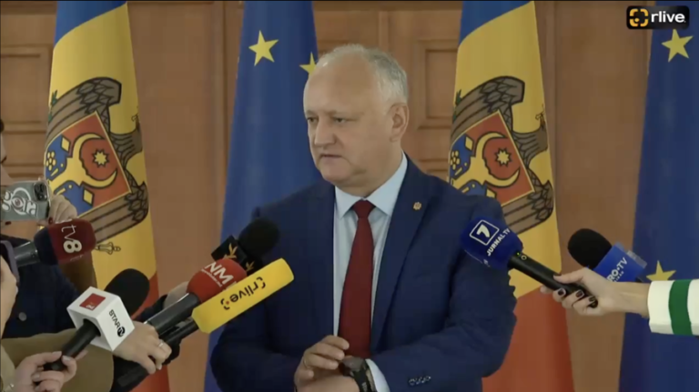 Igor Dodon, before consultations with the President: We are statesmen