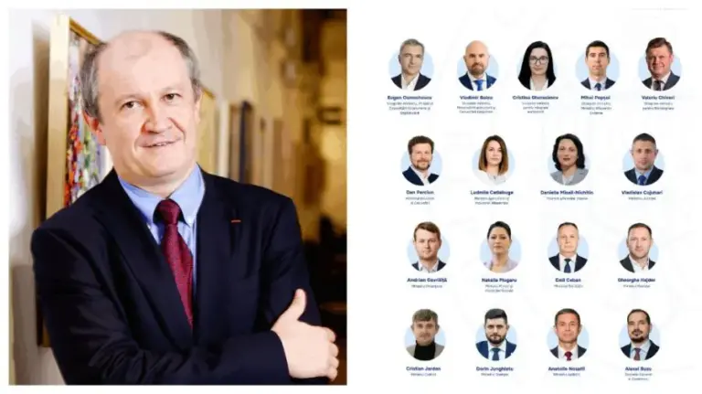 Prime Minister-Designate Alexandru Munteanu Presents His Cabinet Lineup