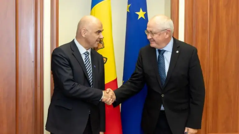 Munteanu received the Secretary General of the Council of Europe at the Government. The topics discussed with Berset