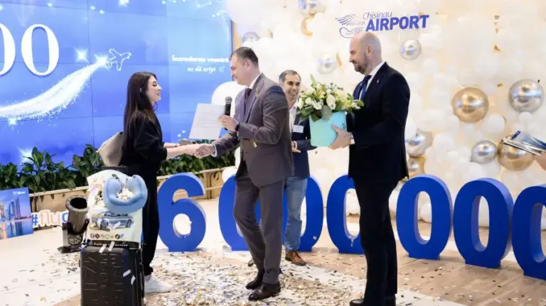 Record figure for Moldovan aviation: 6 million passengers in Chisinau