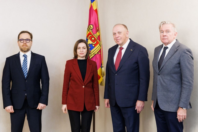 Lithuanian MPs visit Chisinau. Maia Sandu welcomed them at the Presidency. Topics discussed