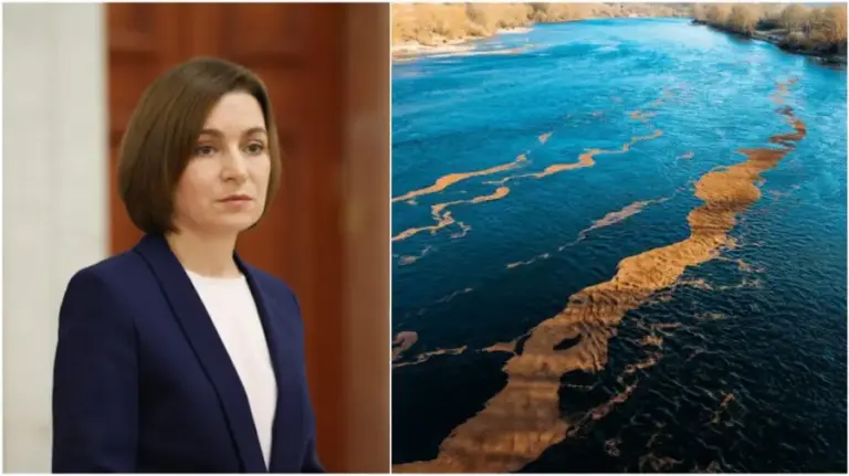 President Maia Sandu accuses Moscow of dumping oil into the Dniester: “Russia bears full responsibility”