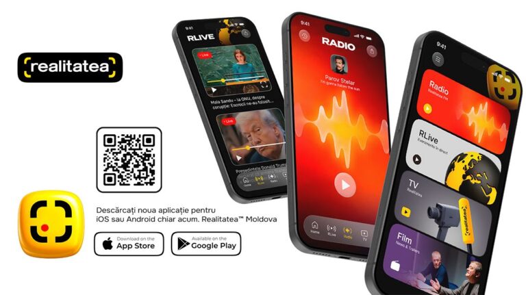 Reality in one click: The new Realitatea Moldova app brings you LIVE the most important events