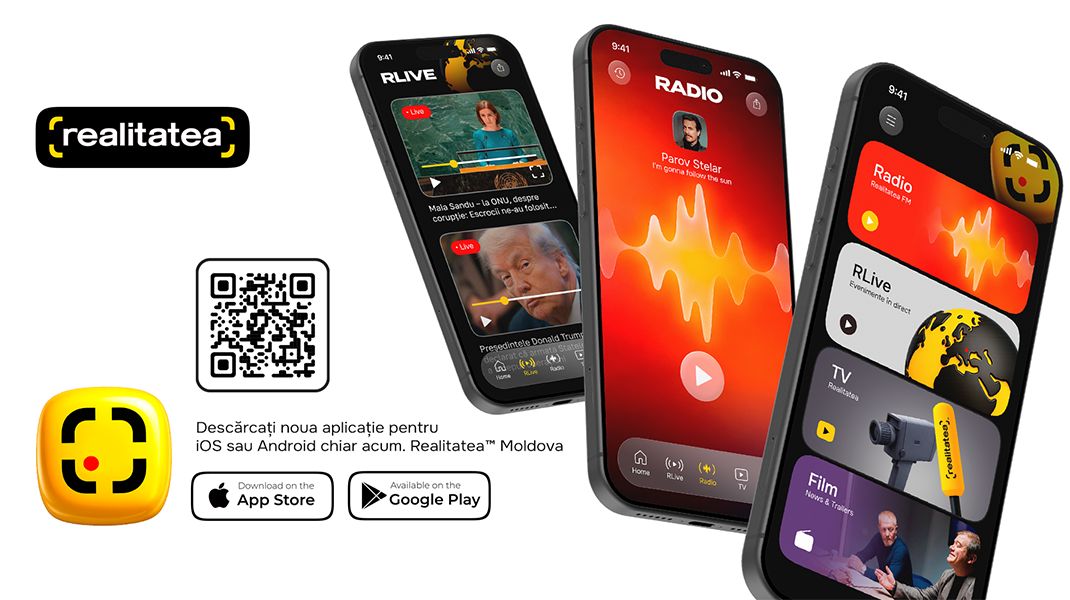 Reality in one click: The new Realitatea Moldova app brings you LIVE the most important events
