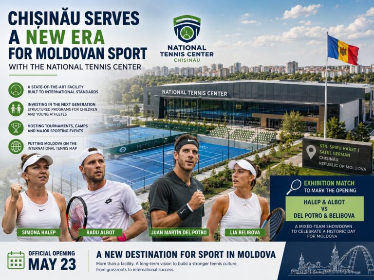 Chisinau Serves a New Era for Moldovan Sport with the National Tennis Center