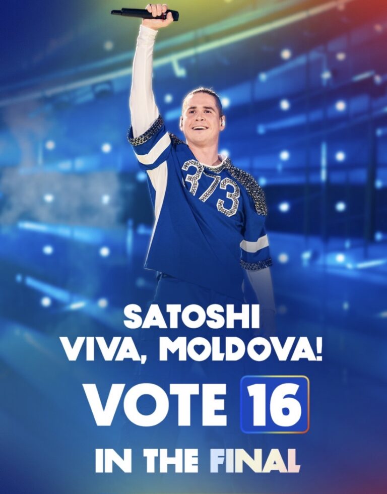 Moldova Urges Europe to Vote for Satoshi — Performing from Position 16 with “Viva, Moldova!” at Eurovision 2026 Final