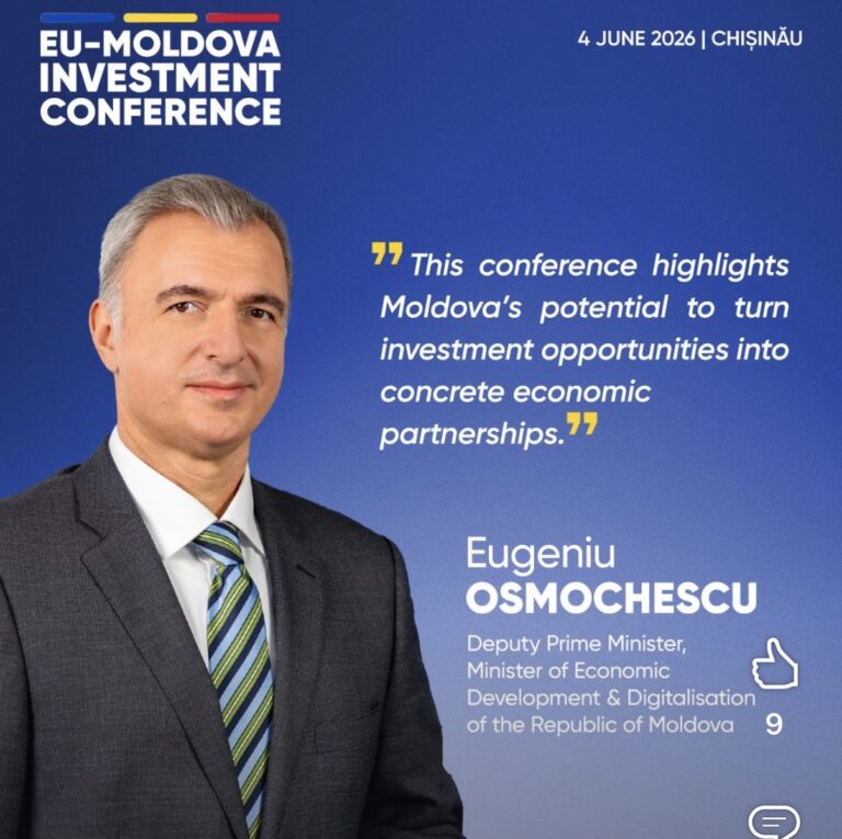 EU–Moldova Investment Conference to Spotlight Country’s Growth Potential and EU Investment Plan