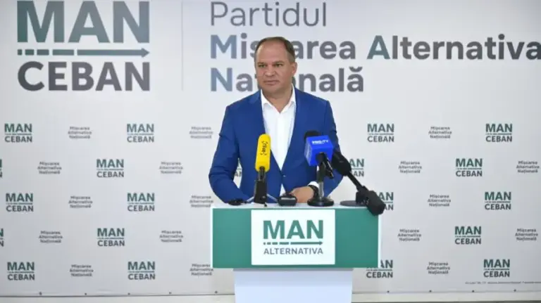 (VIDEO) Ion Ceban’s MAN party announces motion of no confidence against Moldovan government
