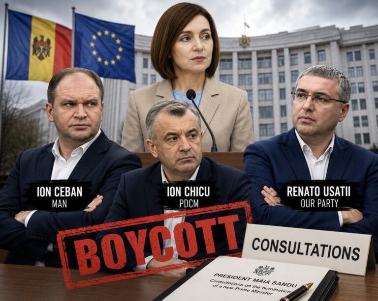 Ceban, Chicu and Usatii Boycott Sandu’s Consultations on New Prime Minister