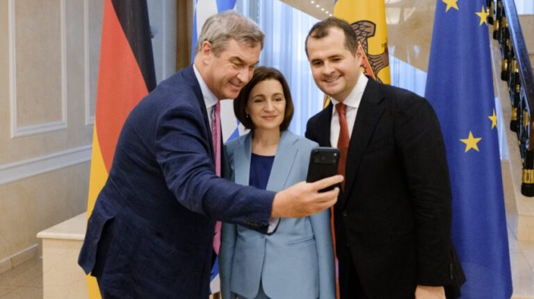 President Maia Sandu Hosts Bavarian Premier Markus Söder on First Official Visit to Moldova