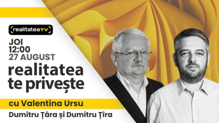 Dumitru Tira and his father, guests on the August 27 episode of “Realitatea te priveste”